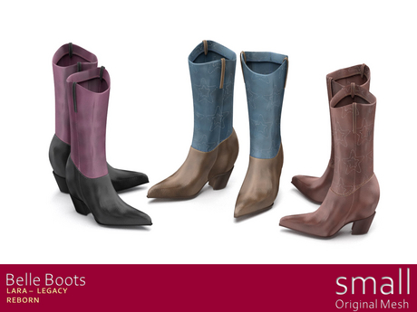 Second Life Marketplace - small Belle Boots FATPACK